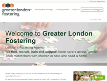 Tablet Screenshot of greaterlondonfostering.org